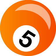 Orange ball nr 5