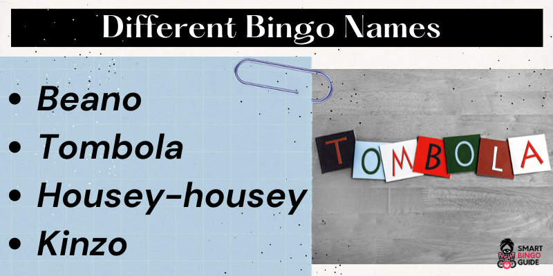 Historical bingo names, Tombola sign - Bingo game rules simple Historical bingo names, Tombola sign - Bingo game rules simple