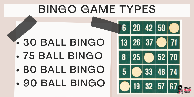 Bingo game types at casino - bingo card Bingo game types at casino - bingo card